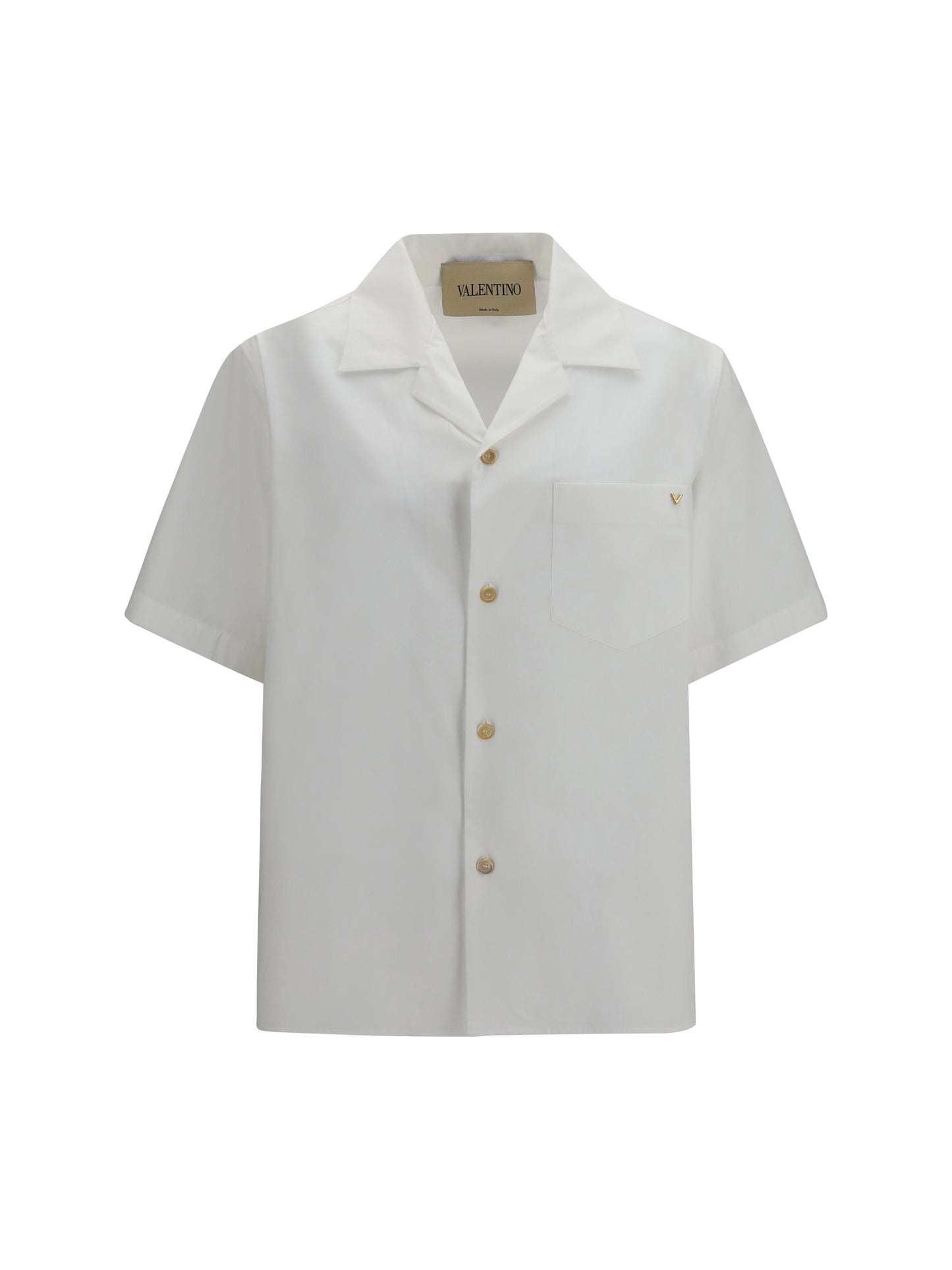 Valentino Men Short-Sleeve Shirt With Vlogo VALENTINO