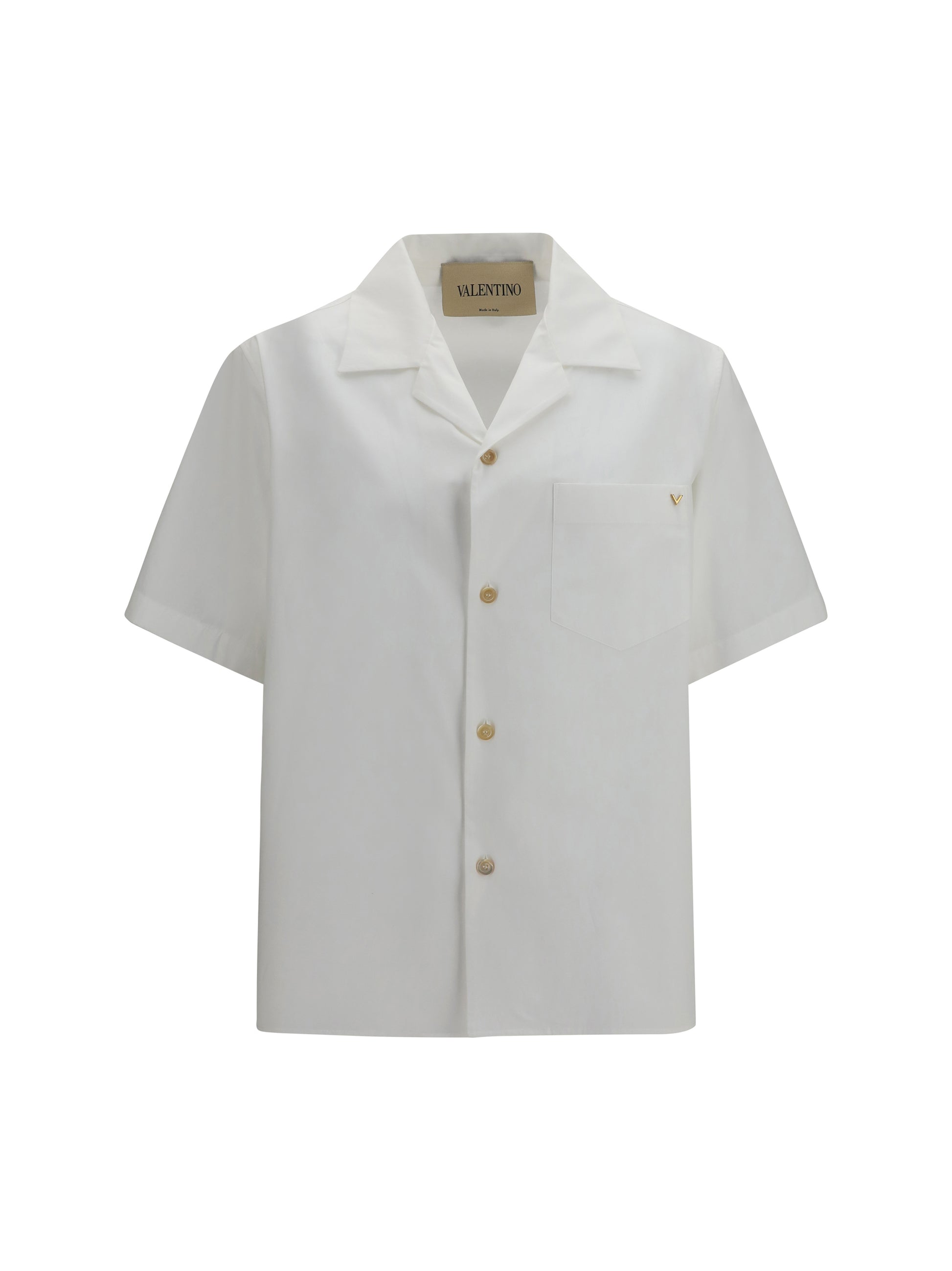 Valentino Men Short-Sleeve Shirt With Vlogo VALENTINO