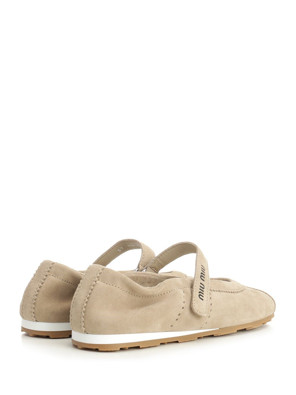 Miu Miu Women “Plume” Suede Ballerinas MIU MIU
