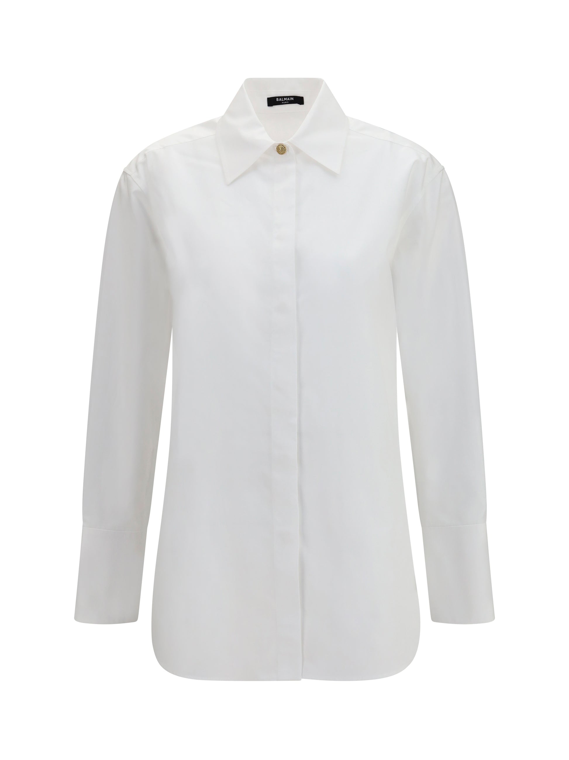 Balmain Women Cotton Poplin Shirt BALMAIN