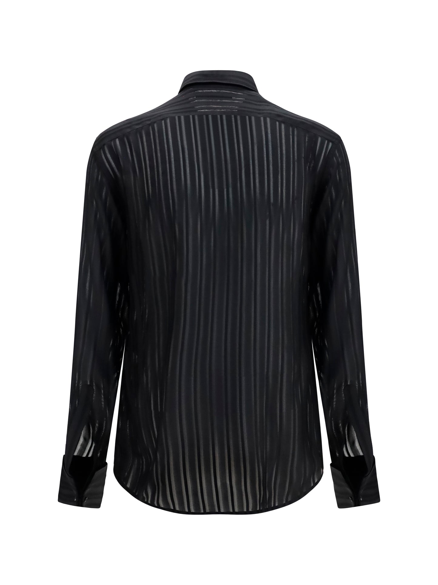 Gucci Men Striped Silk Gauze Shirt GUCCI