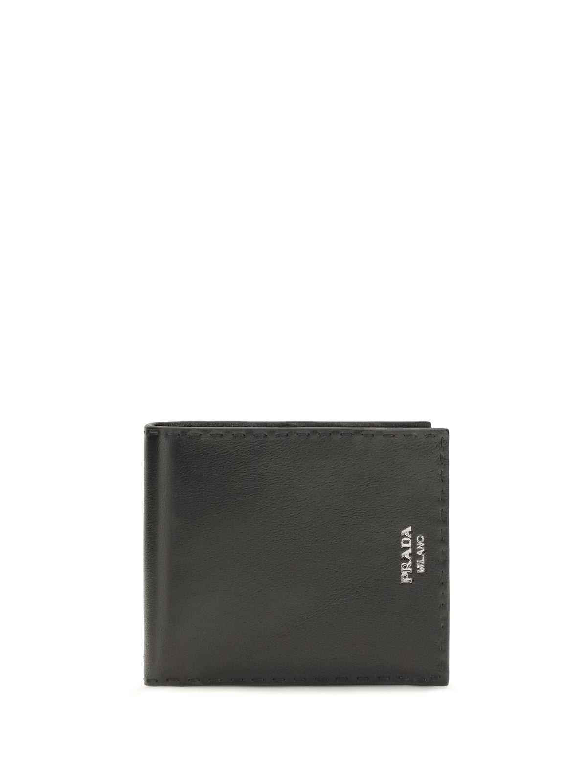 Prada Men Antiqued Leather Wallet PRADA