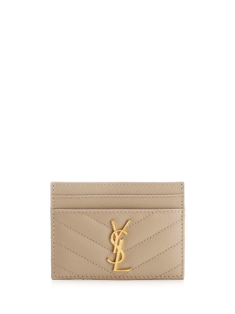 Saint Laurent Women Monogram Card Case SAINT LAURENT