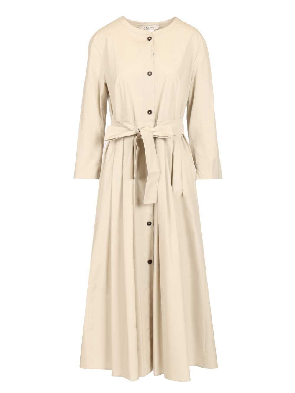 'S Max Mara Women Cotton Poplin Dress S MAX MARA