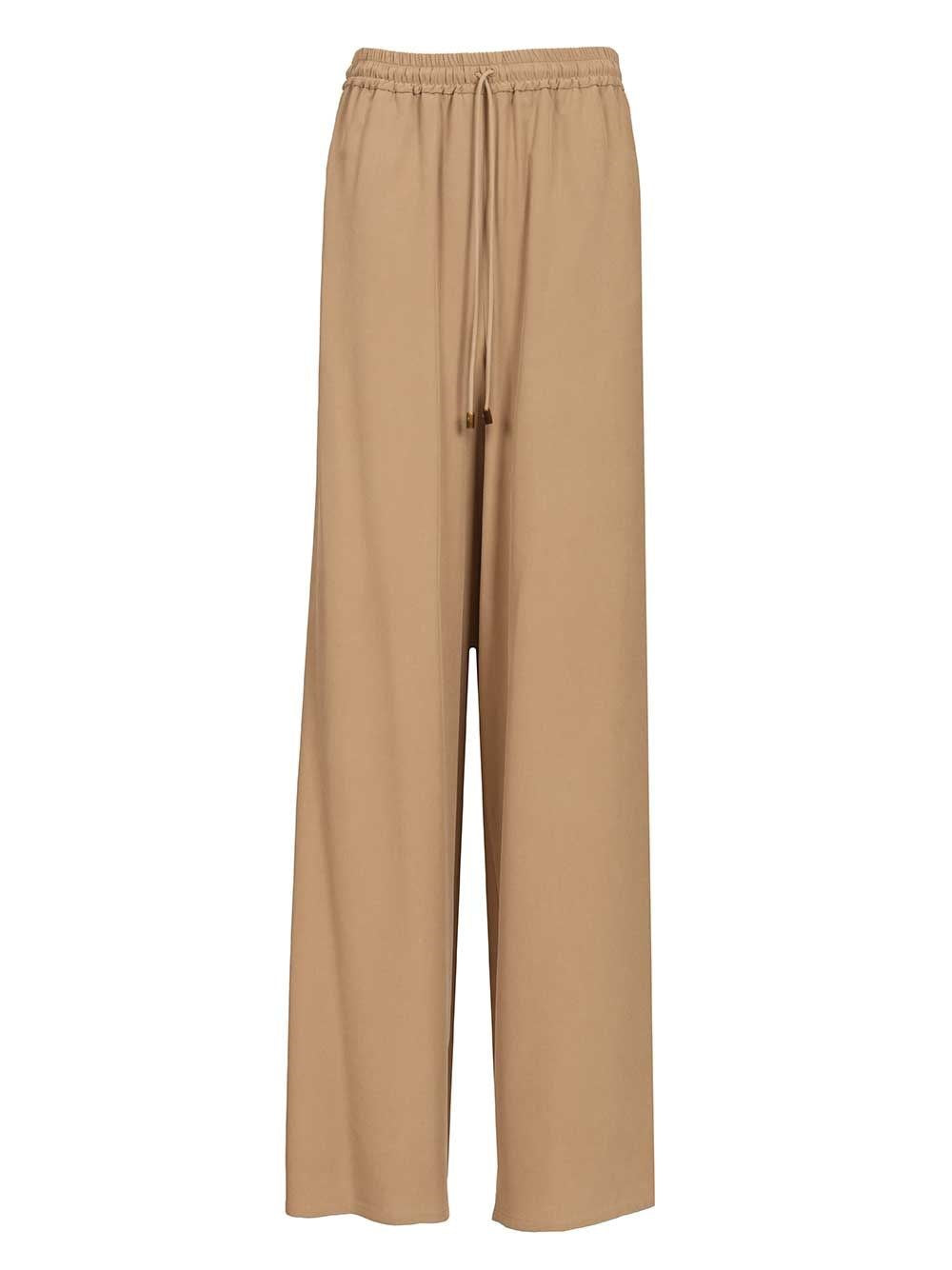 Max Mara Women "Genero" Wide-Leg Washed Silk Trousers MAX MARA