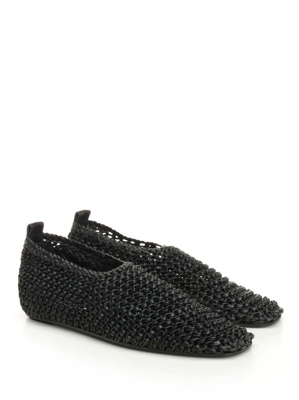 Toteme Women Woven Leather Ballerinas TOTEME