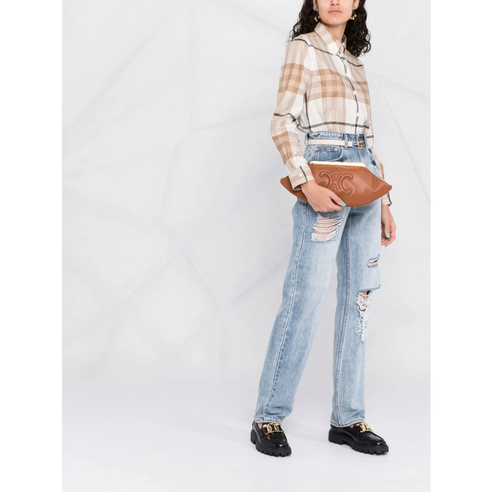 Celine Brown Clutch Bags Women CELINE