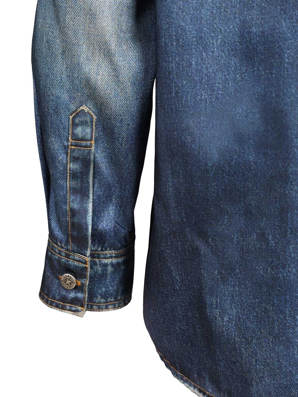 Golden Goose Women Patty Denim Shirt GOLDEN GOOSE