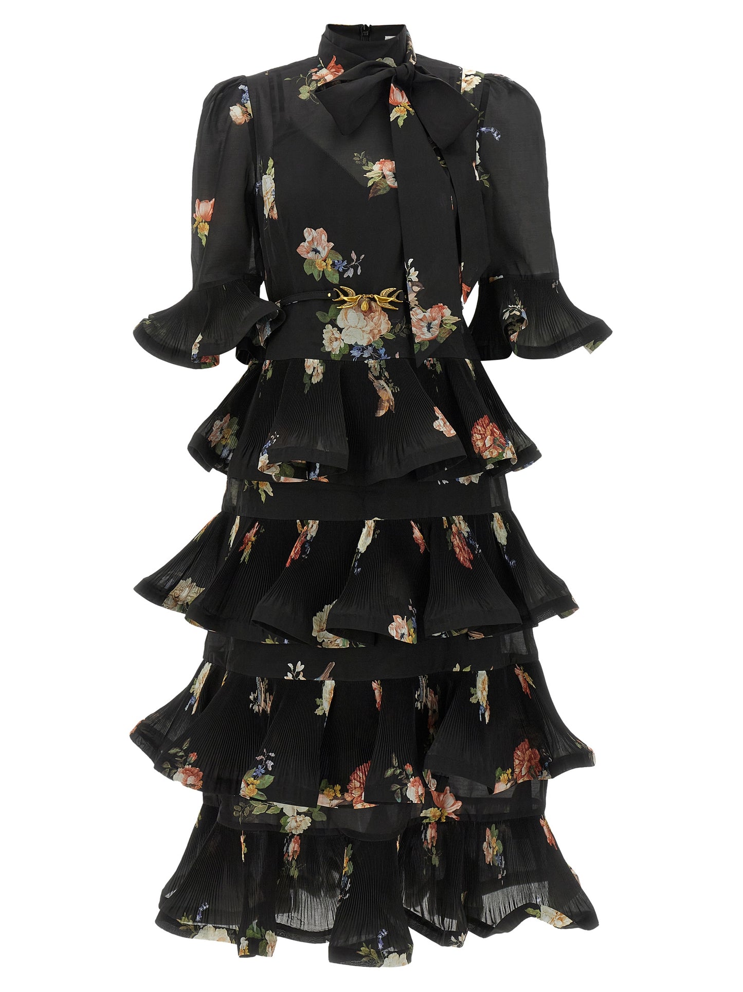 Zimmermann Women Pleated Sleeved Dress ZIMMERMANN