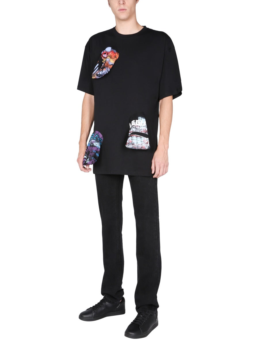 Raf Simons Men T-Shirt With Printed Details RAF SIMONS