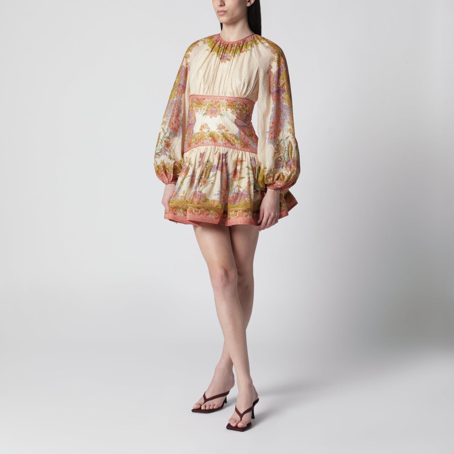 Zimmermann Indra Mini Dress With Floral Motif Women ZIMMERMANN
