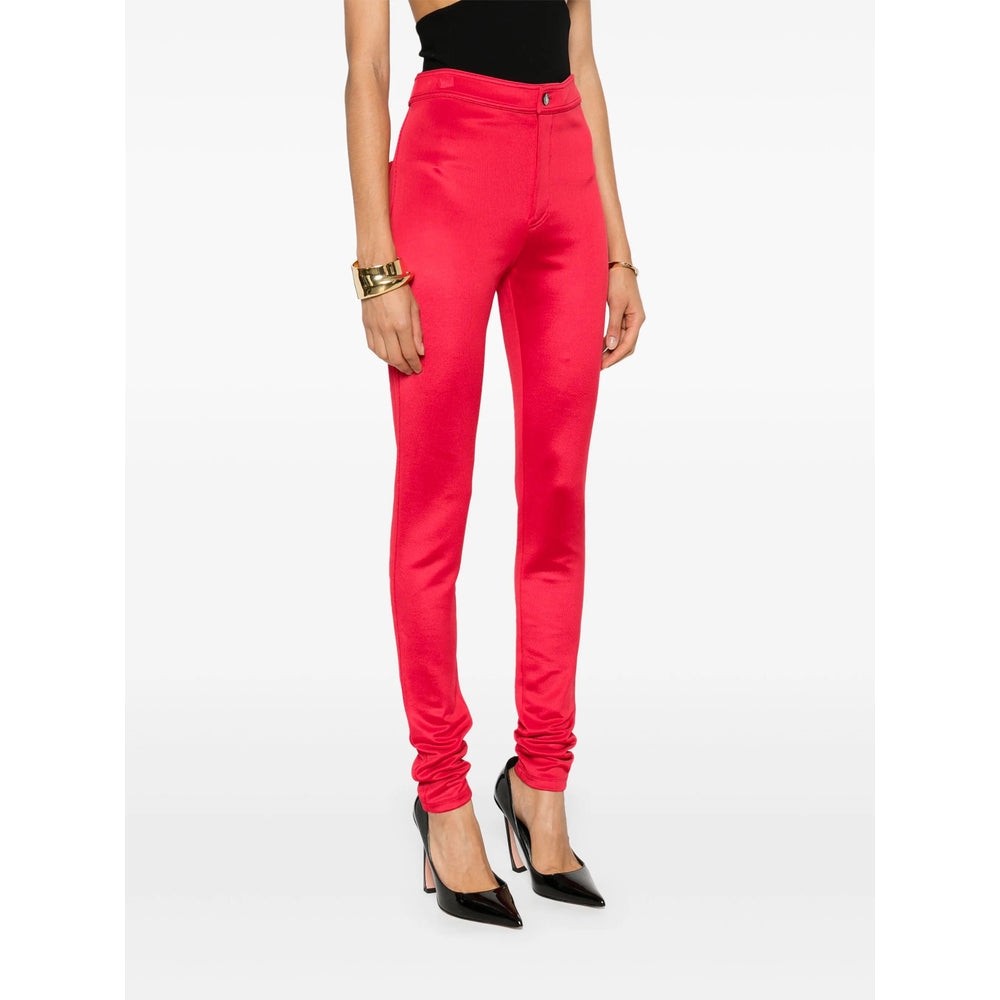 Saint Laurent Red Trousers - Skinny Trousers Women SAINT LAURENT