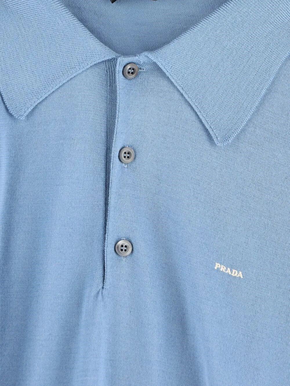 Prada Men Superfine Wool Polo Shirt PRADA