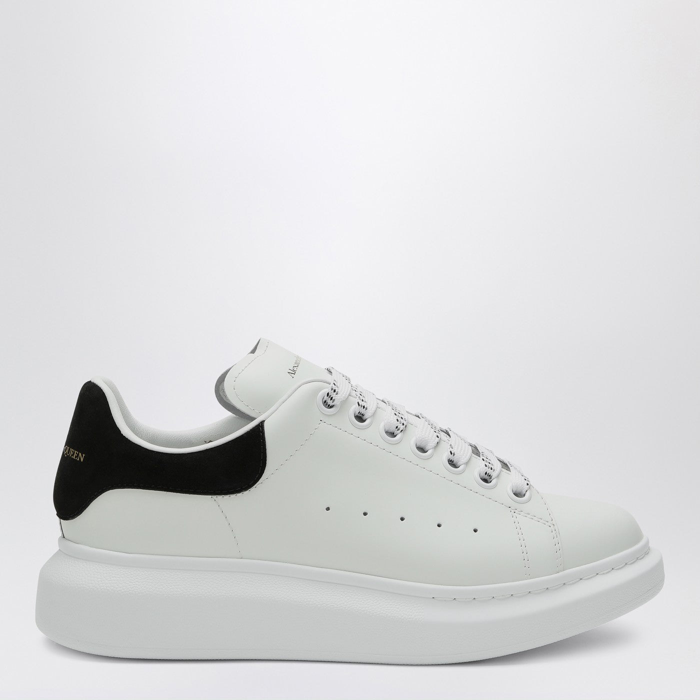 Alexander Mcqueen White And Black Oversized Sneakers Women ALEXANDER MCQUEEN