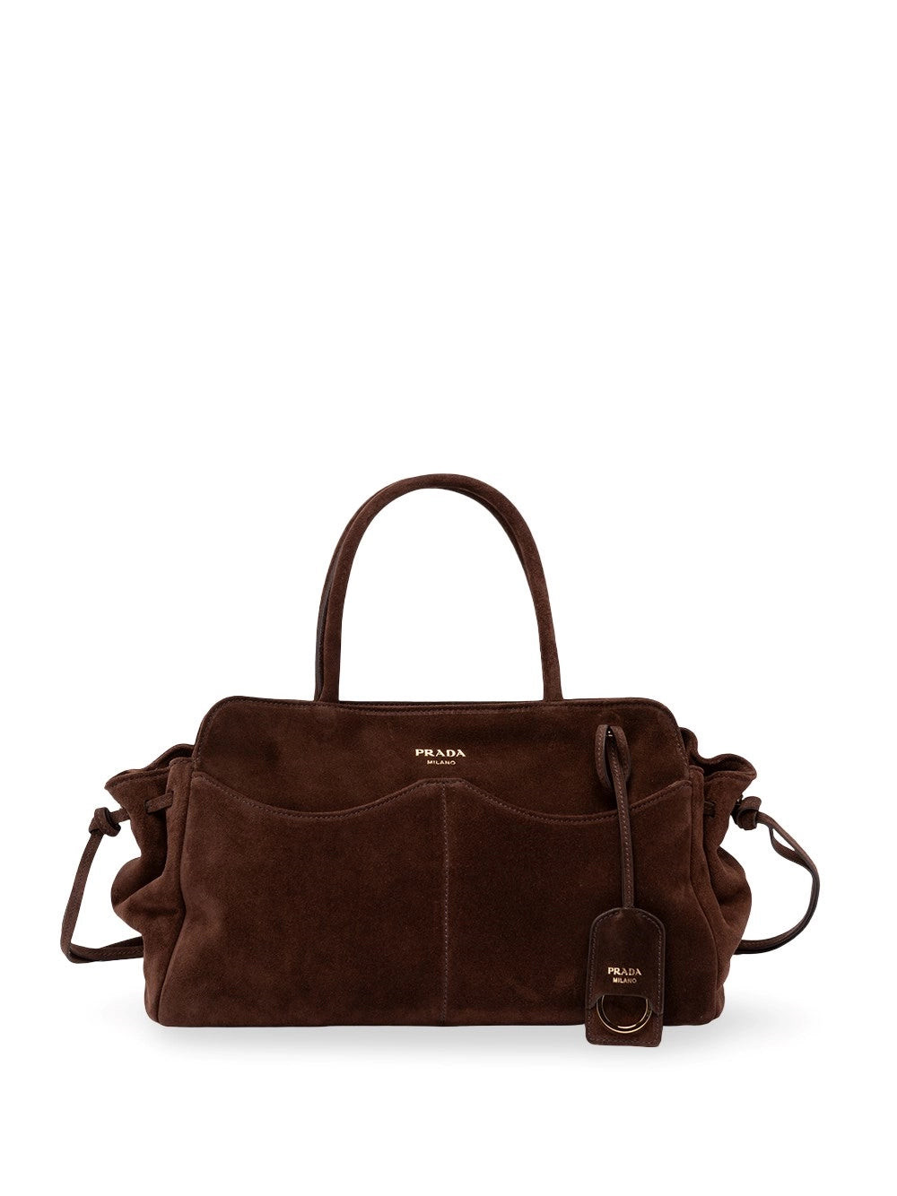 Prada Women Prada Allusion Large Suede Bag PRADA