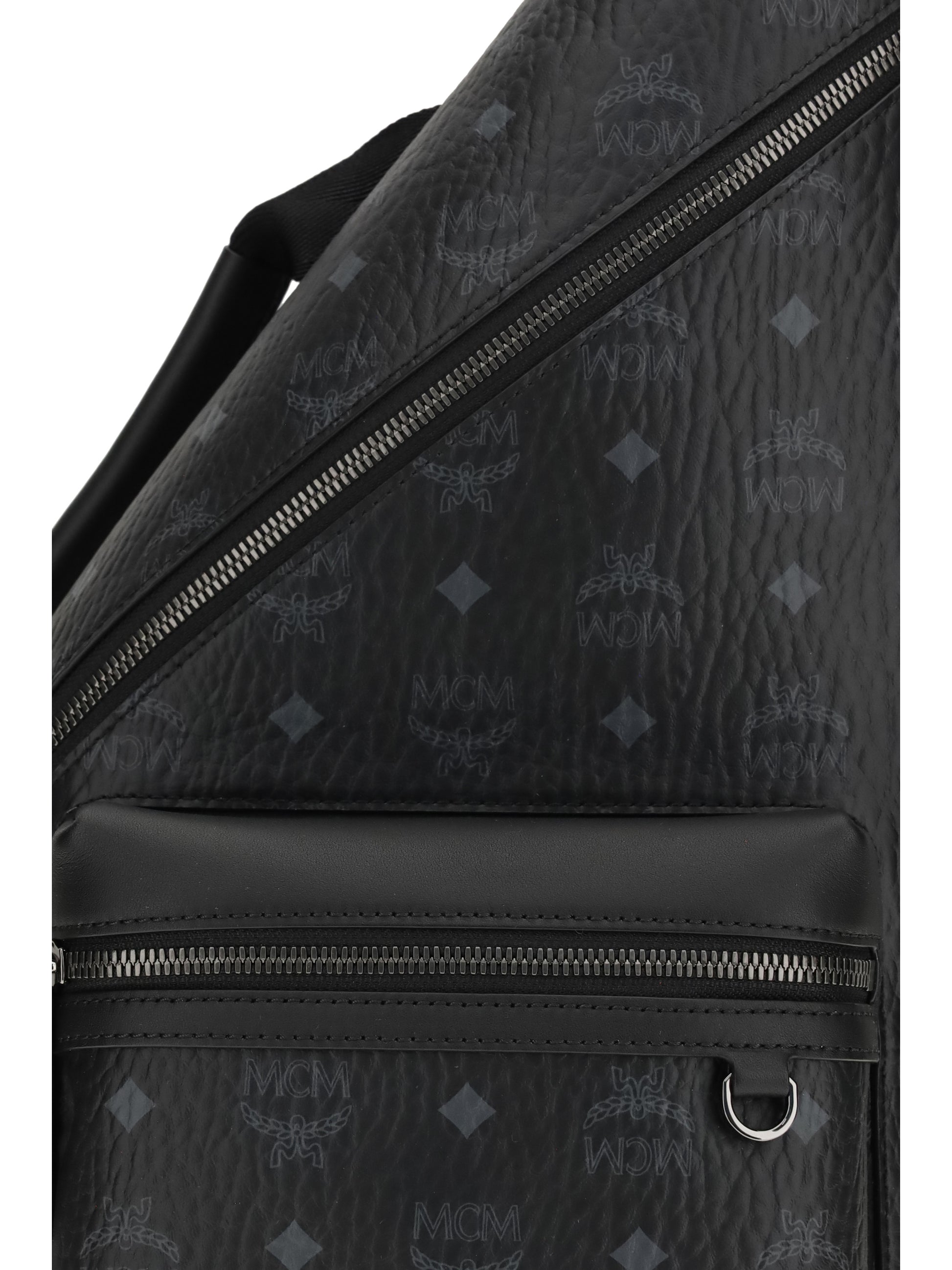 Mcm Men Aren Sling Printed Canvas Backpack MCM