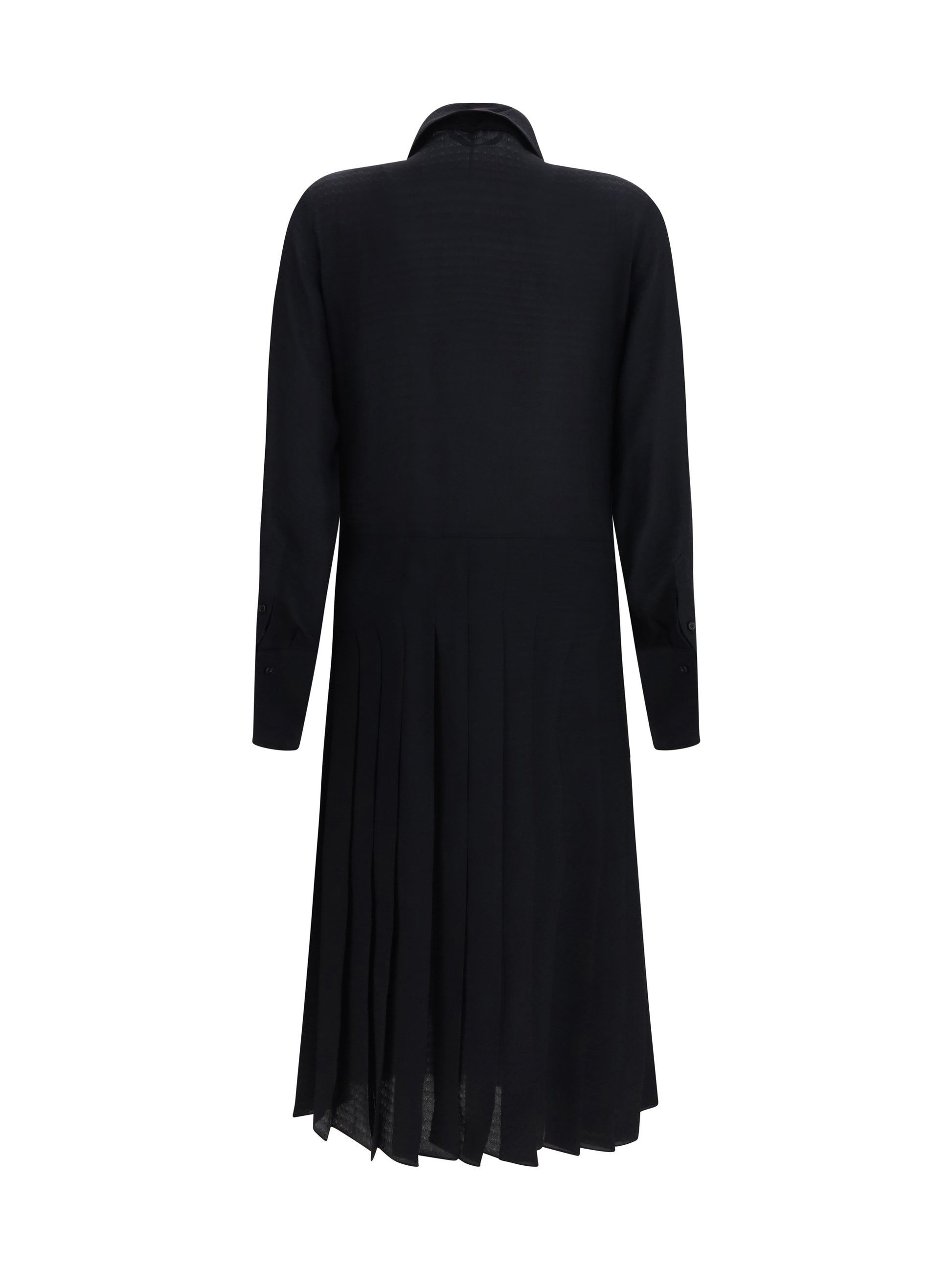 Fendi Women Long Jacquard Silk Dress FENDI
