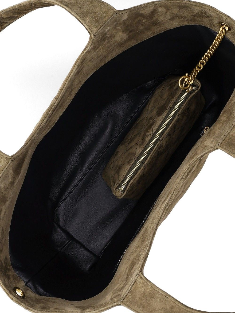 Saint Laurent Women Medium Icare Bag In Quilted Suede SAINT LAURENT