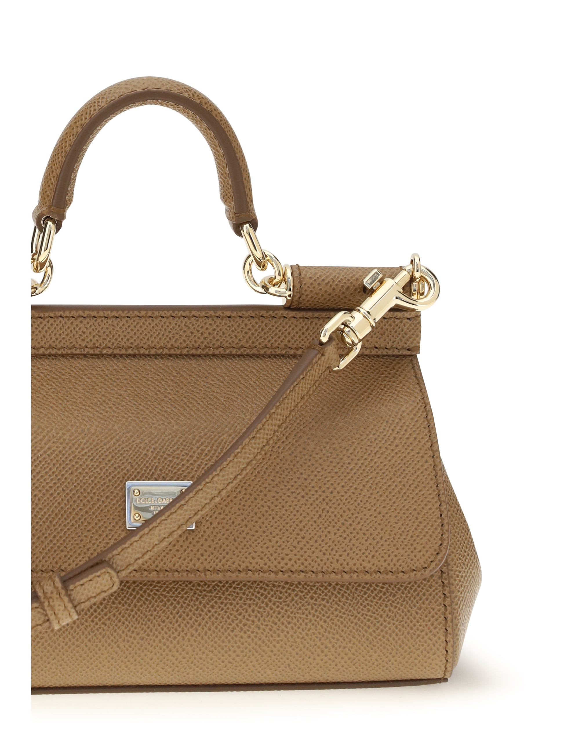 Dolce & Gabbana Women Sicily Small Leather Handbag DOLCE & GABBANA