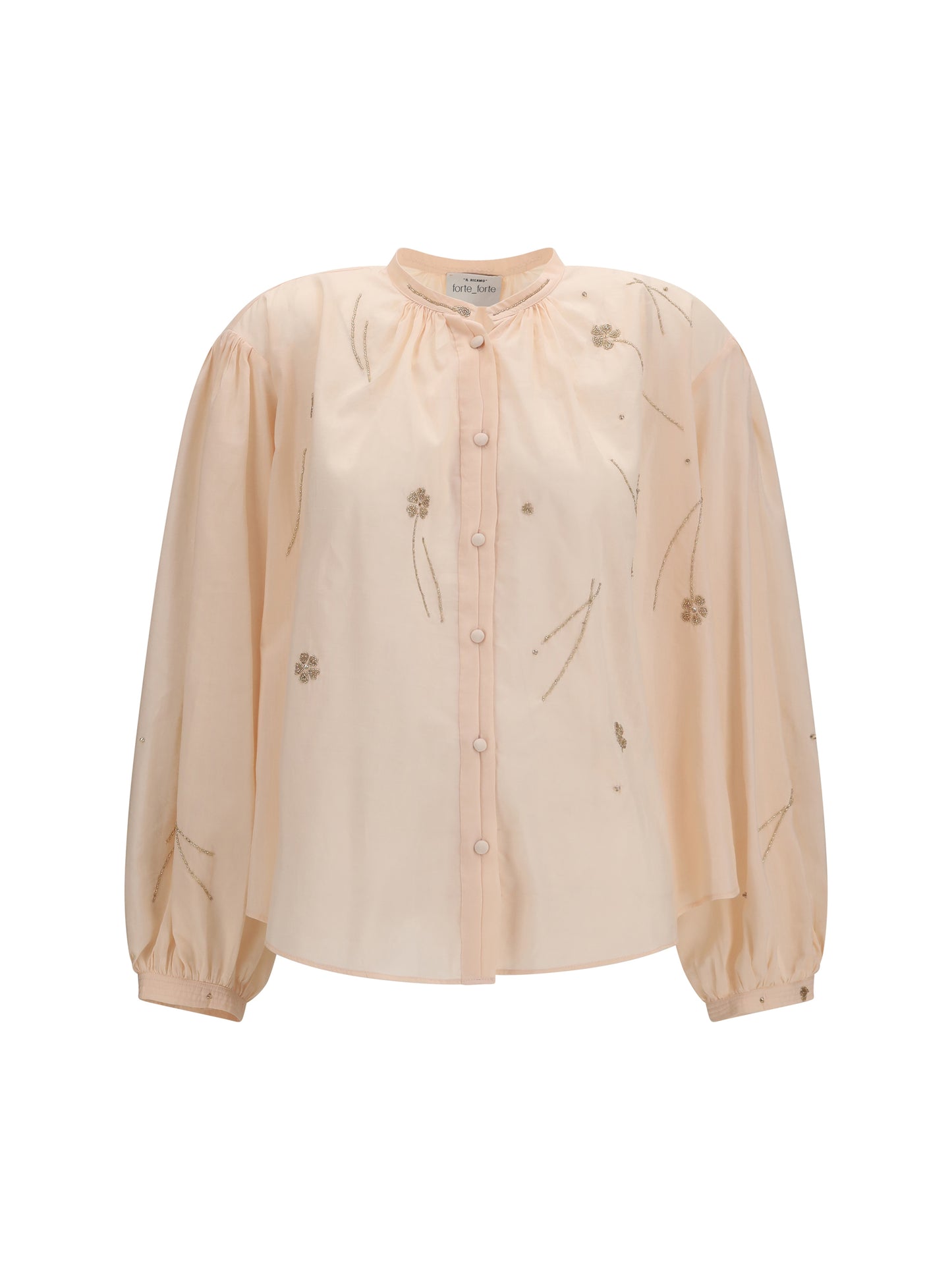 Forte_Forte Women Fleurs D’Orient Embroidered Voile Bohemian Shirt FORTE FORTE
