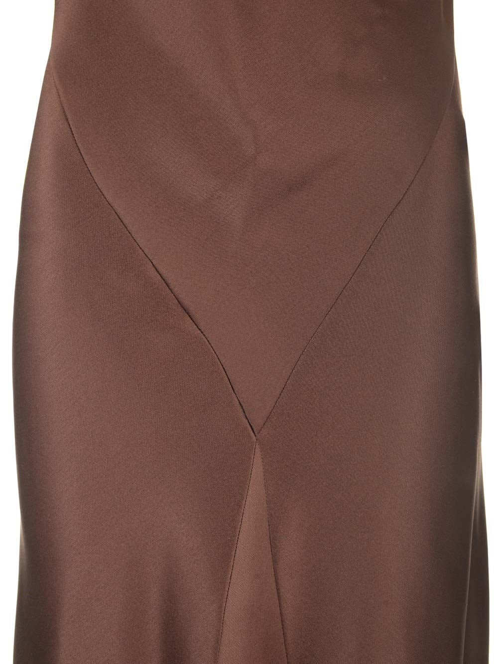 Loewe Women Long Scarf Dress In Silk Satin LOEWE