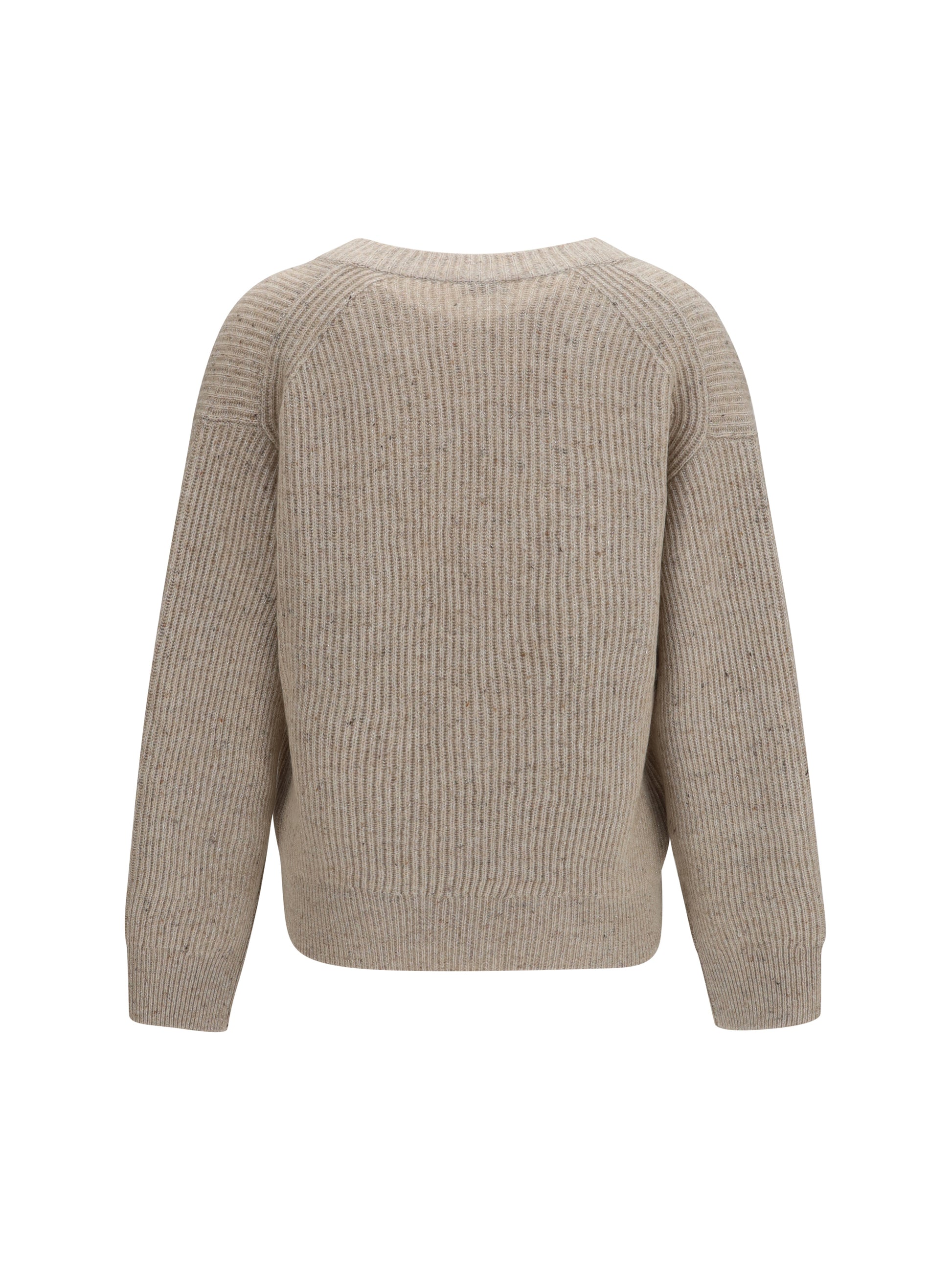 Brunello Cucinelli Women Cashmere And Mohair V-Neck Sweater BRUNELLO CUCINELLI