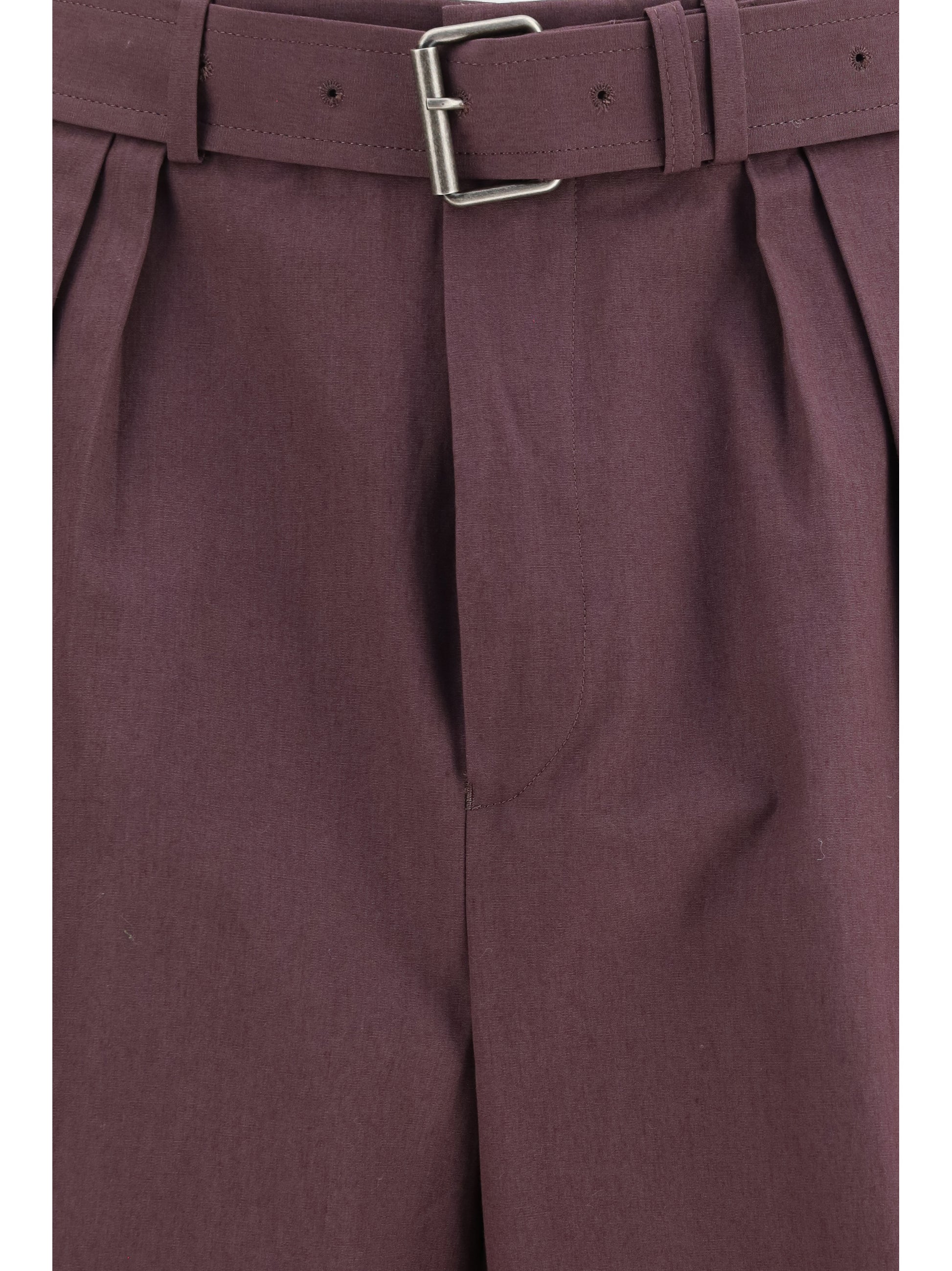 Dries Van Noten Men Cotton Poplin Shorts DRIES VAN NOTEN