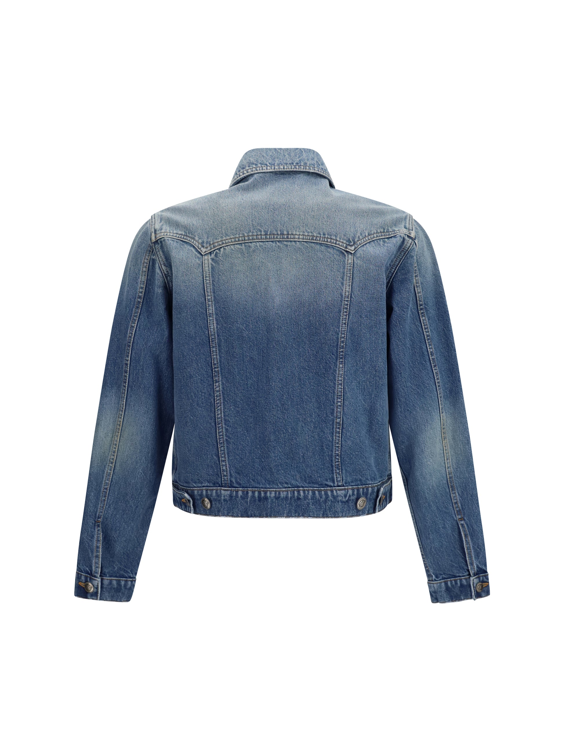 Versace Men Stonewashed Denim Jacket VERSACE