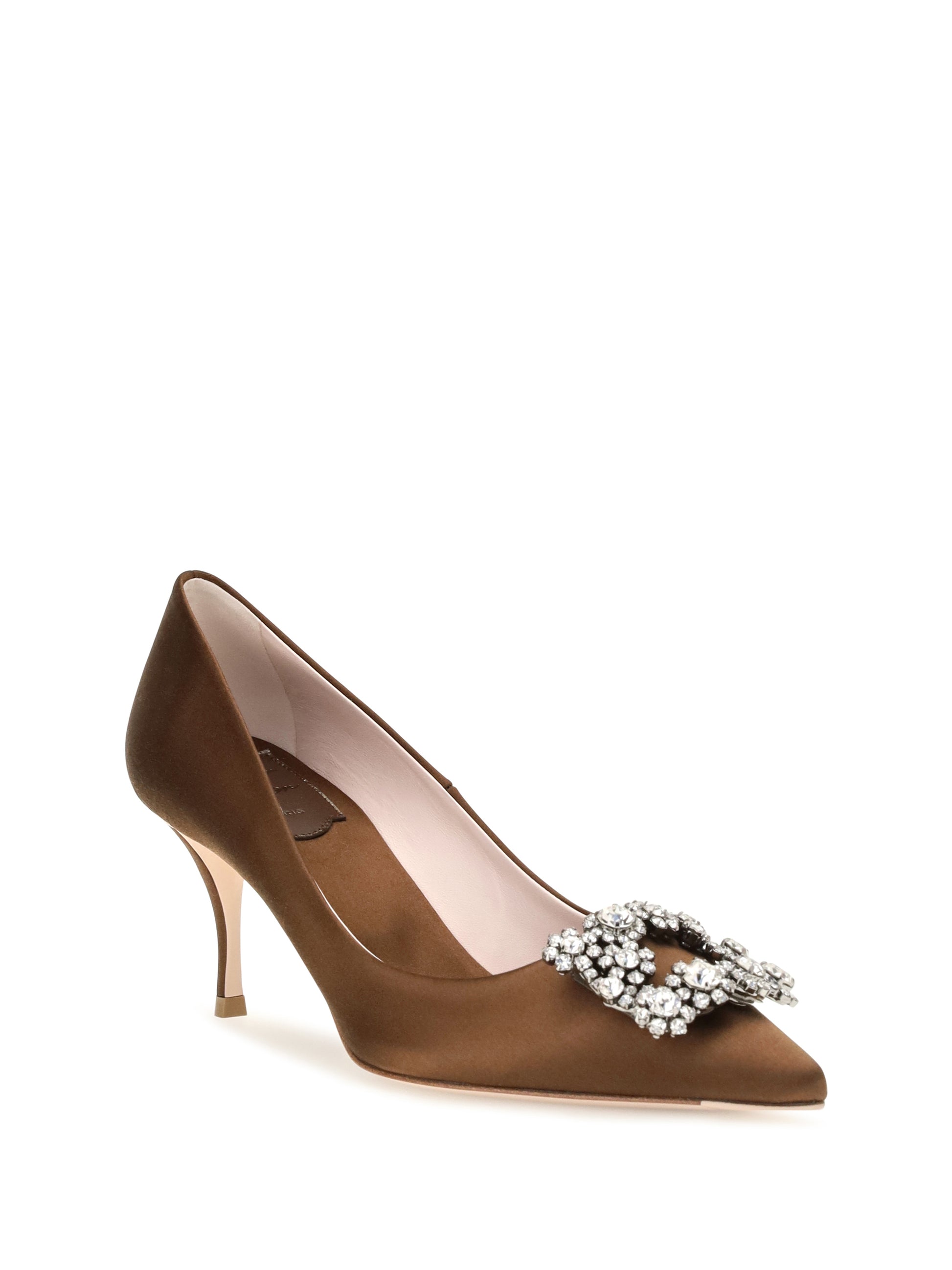 Roger Vivier Women Efflorescence Satin Pumps ROGER VIVIER