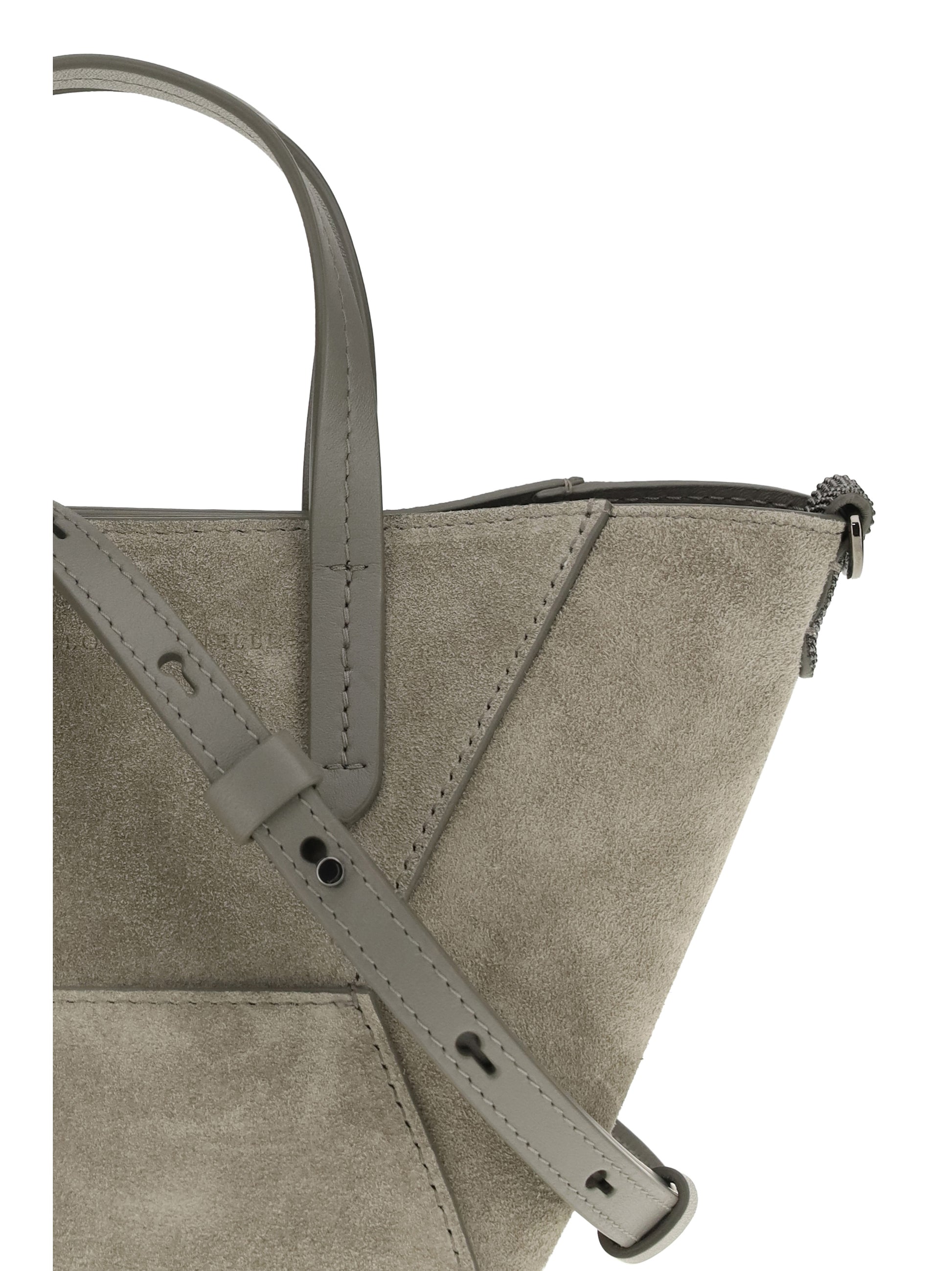 Brunello Cucinelli Women Suede Shoulder Bag BRUNELLO CUCINELLI