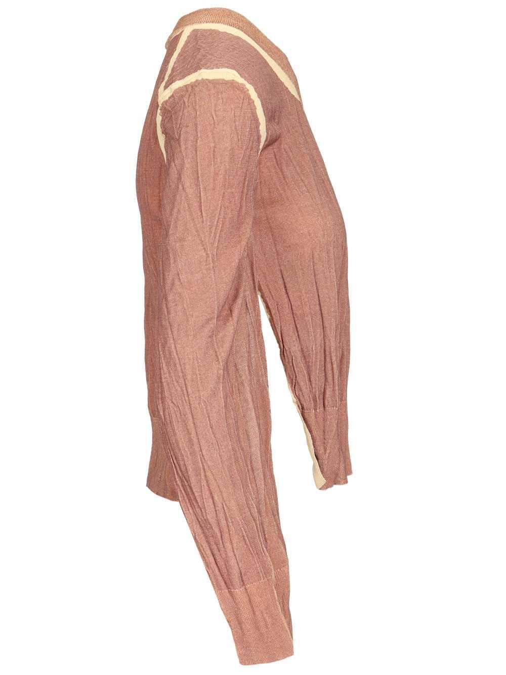 Acne Studios Women Crumpled V-Neck Sweater ACNE STUDIOS