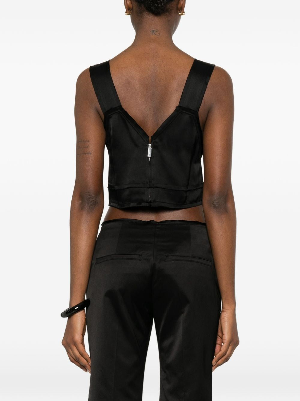 Toteme Women Satin Crop Top TOTEME