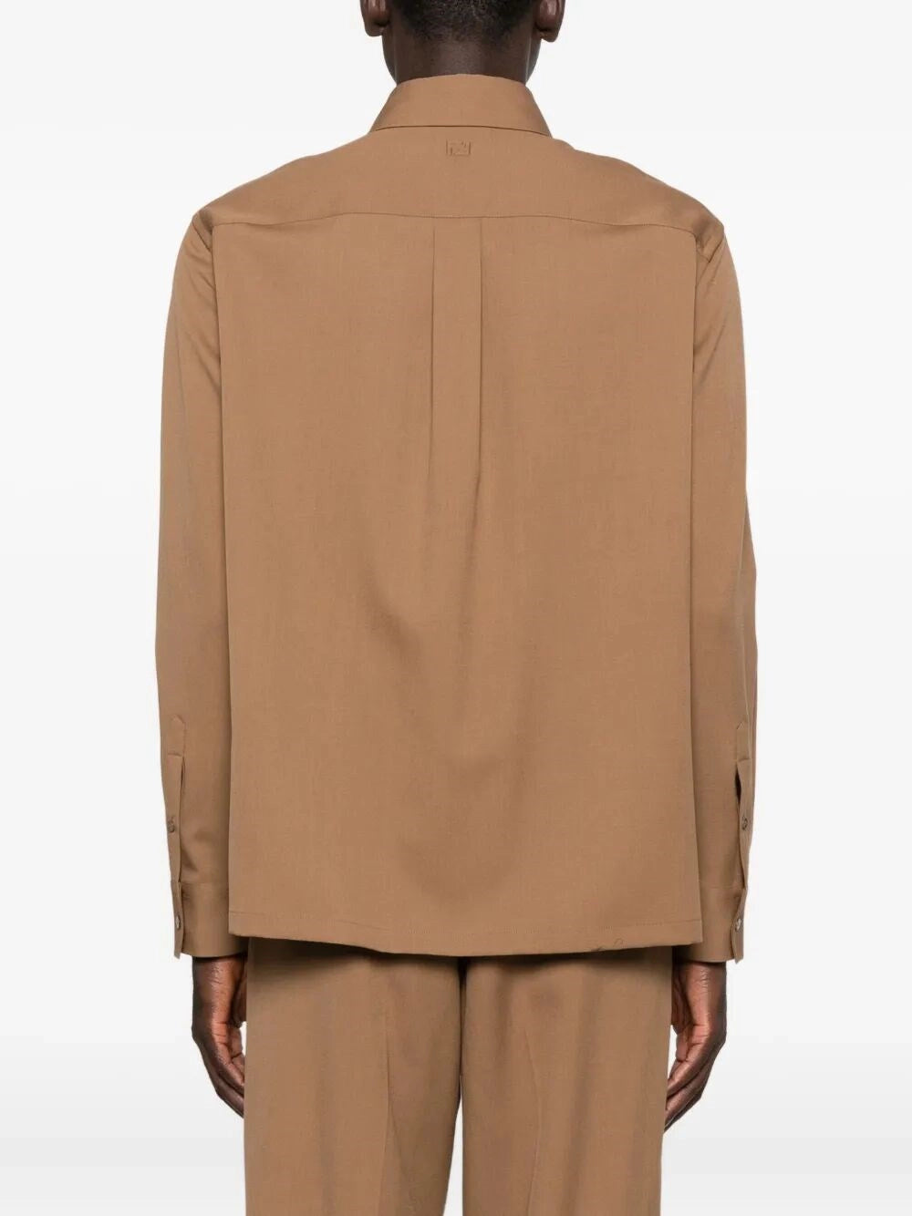 Fendi Men Wool Gabardine Shirt FENDI