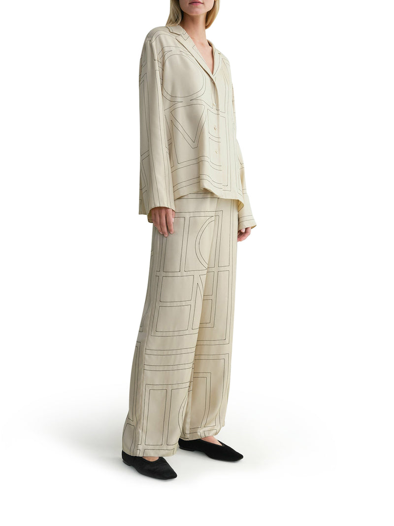 Toteme Women Silk Pajama Shirt TOTEME