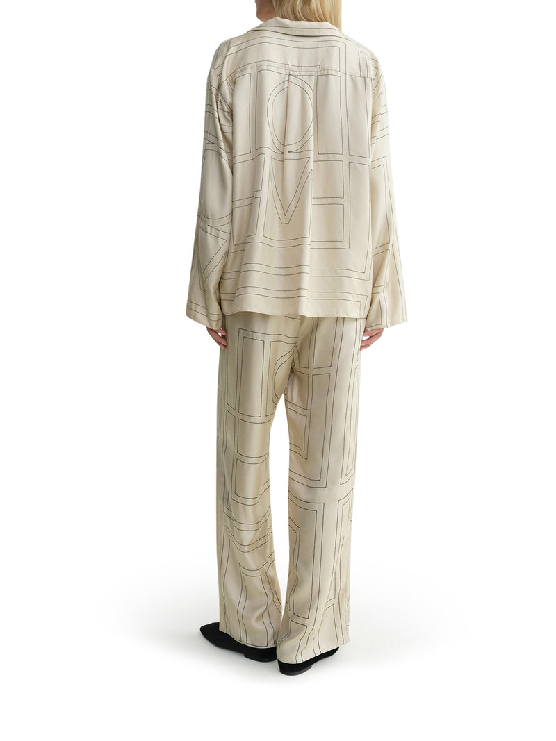 Toteme Women Silk Pajama Shirt TOTEME