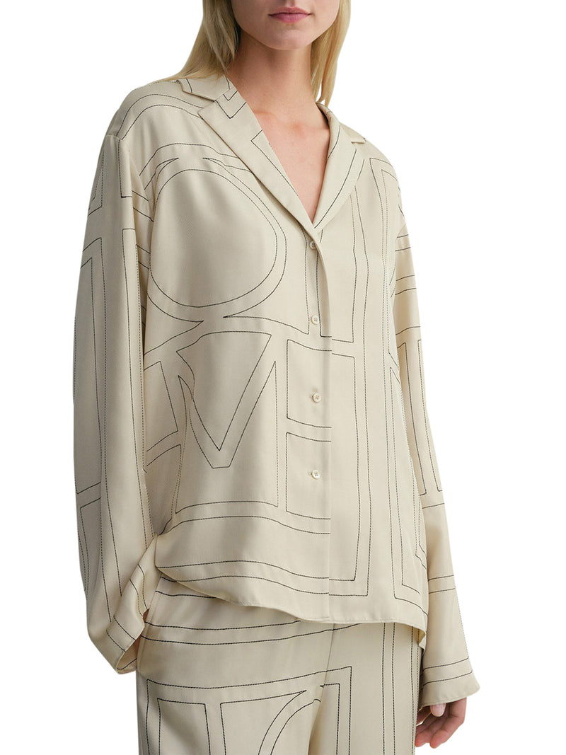 Toteme Women Silk Pajama Shirt TOTEME