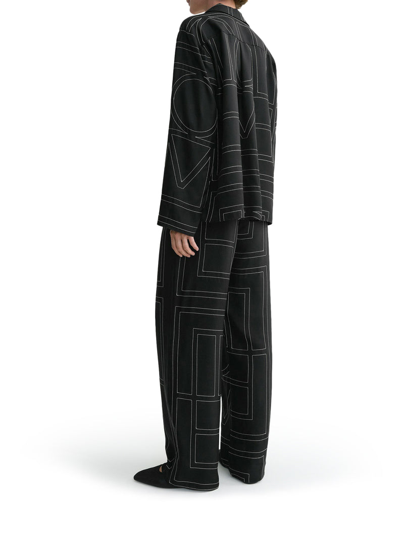 Toteme Women Silk Shirt With Monogram TOTEME