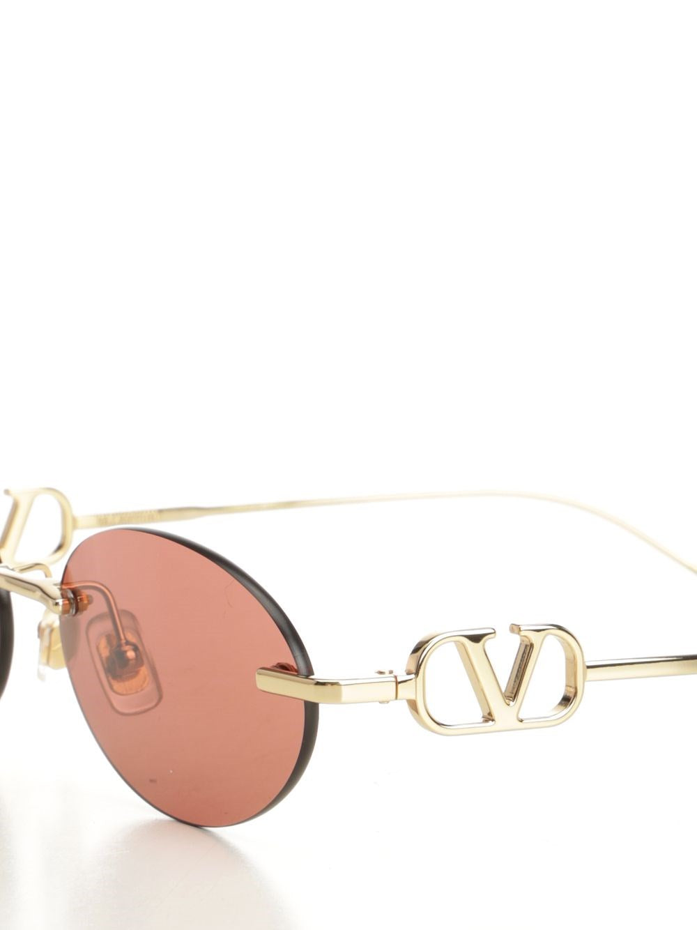 Valentino Garavani Women Geometric Metal Glasses VALENTINO GARAVANI