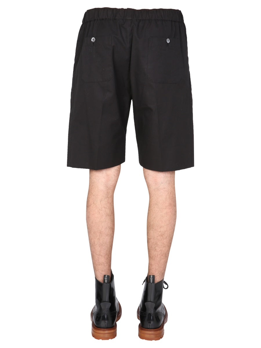 Alexander Mcqueen Men Gabardine Bermuda ALEXANDER MCQUEEN