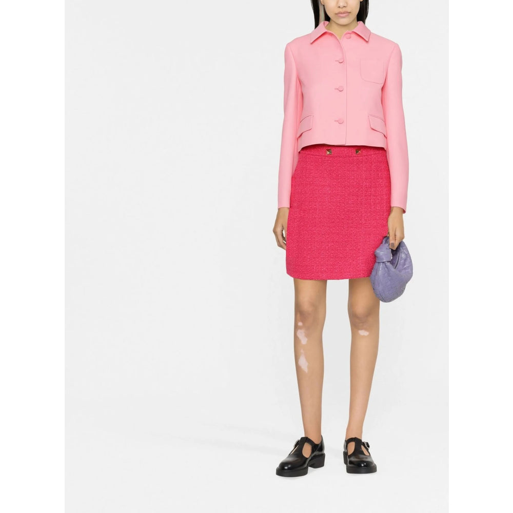 Valentino Pink Skirts - Fitted Skirts Women VALENTINO