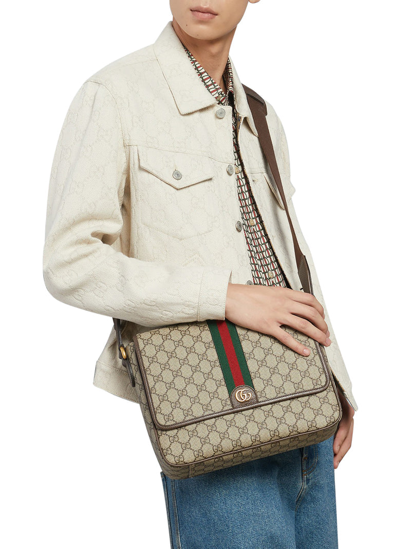 Gucci Men Ophidia Shoulder Bag Medium Size GUCCI