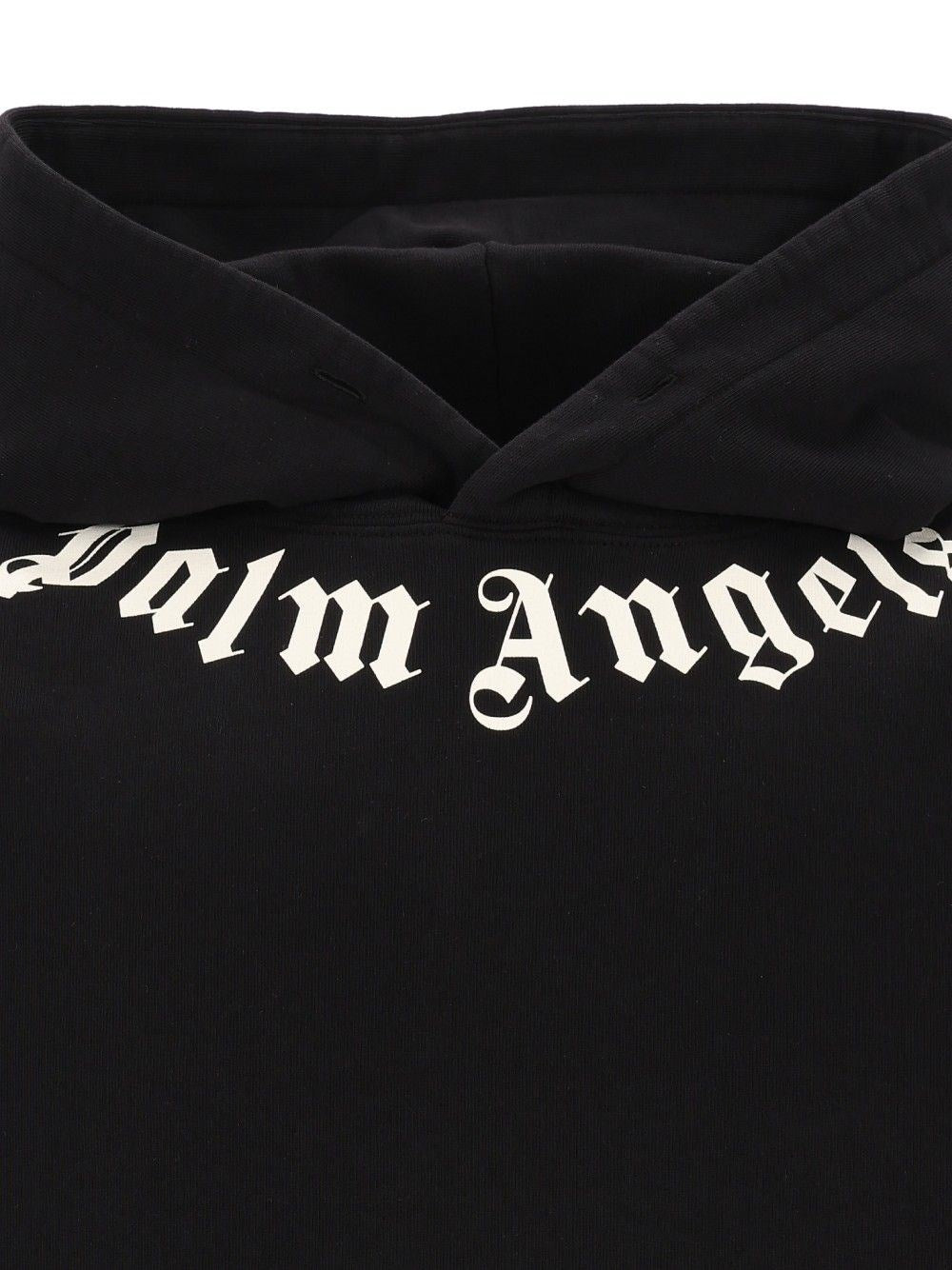 Palm Angels Men Neck Logo Hoodie PALM ANGELS