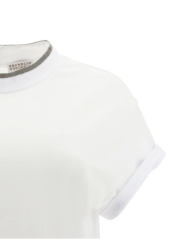 Brunello Cucinelli Women Cotton T-Shirt BRUNELLO CUCINELLI