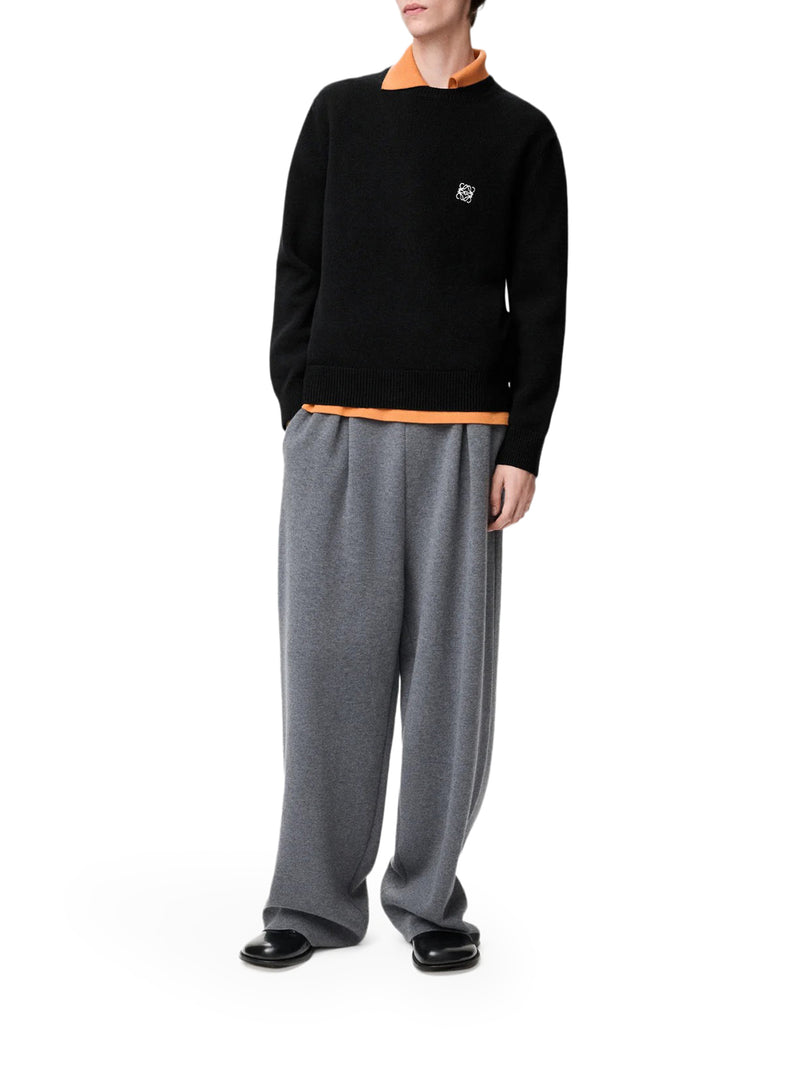 Loewe Men Wool Sweater With Anagram LOEWE