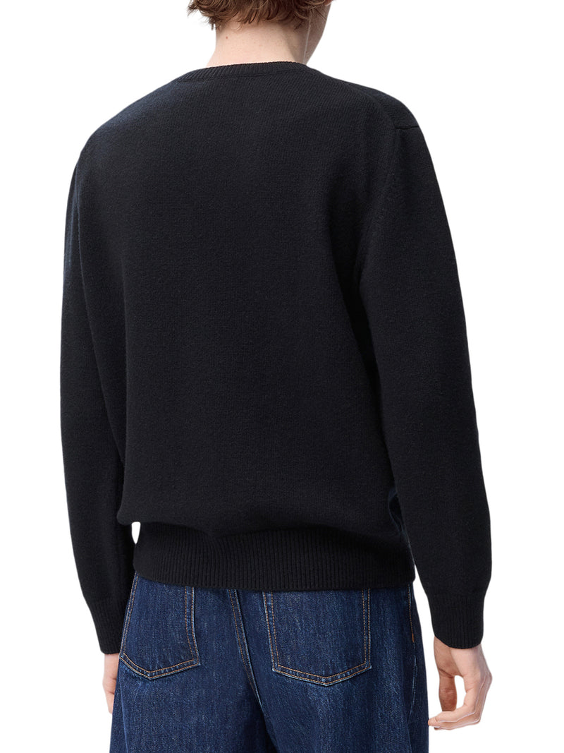 Loewe Men Wool Sweater With Anagram LOEWE