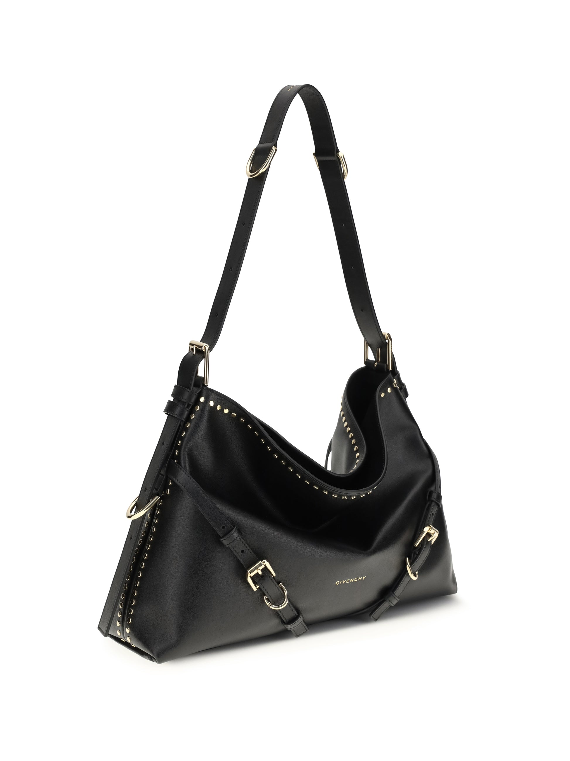 Givenchy Women Large Voyou Shoulder Bag In Shiny Leather GIVENCHY