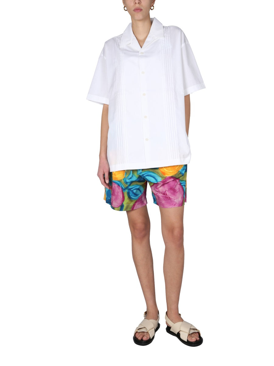 Marni Women Multicolor Print Bermuda MARNI