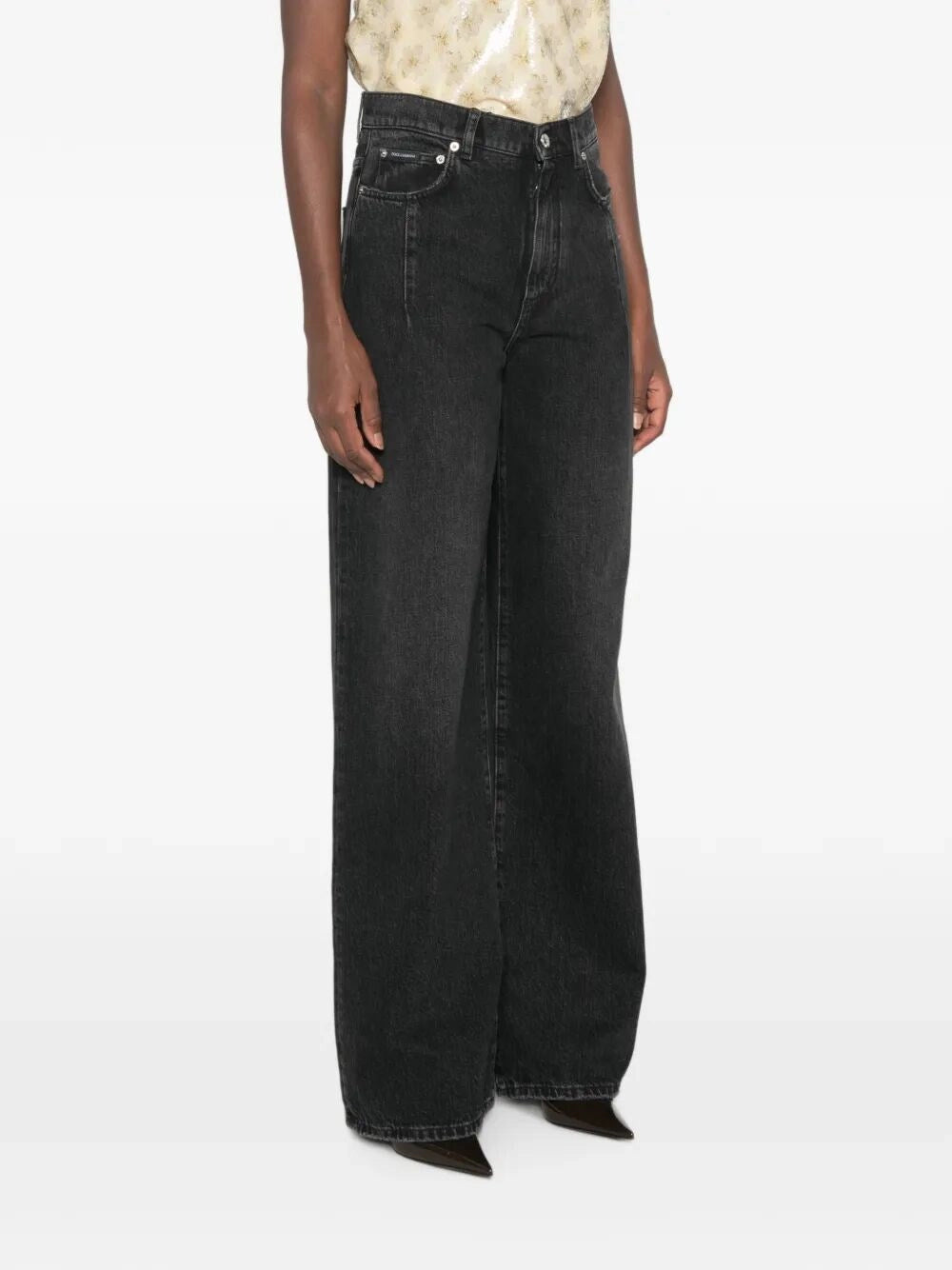 Dolce & Gabbana Women Wide Leg Jeans DOLCE & GABBANA