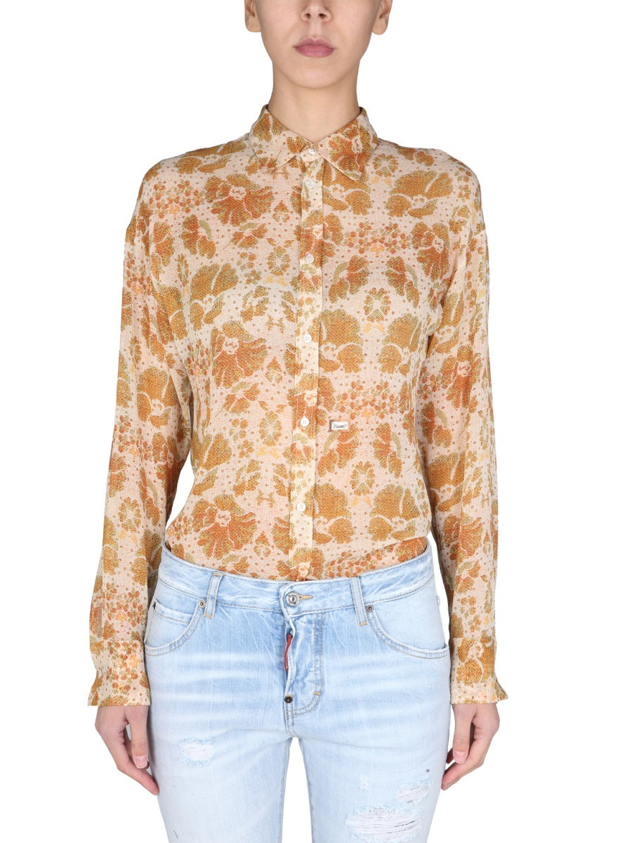 Dsquared Women Crepe Shirt DSQUARED2