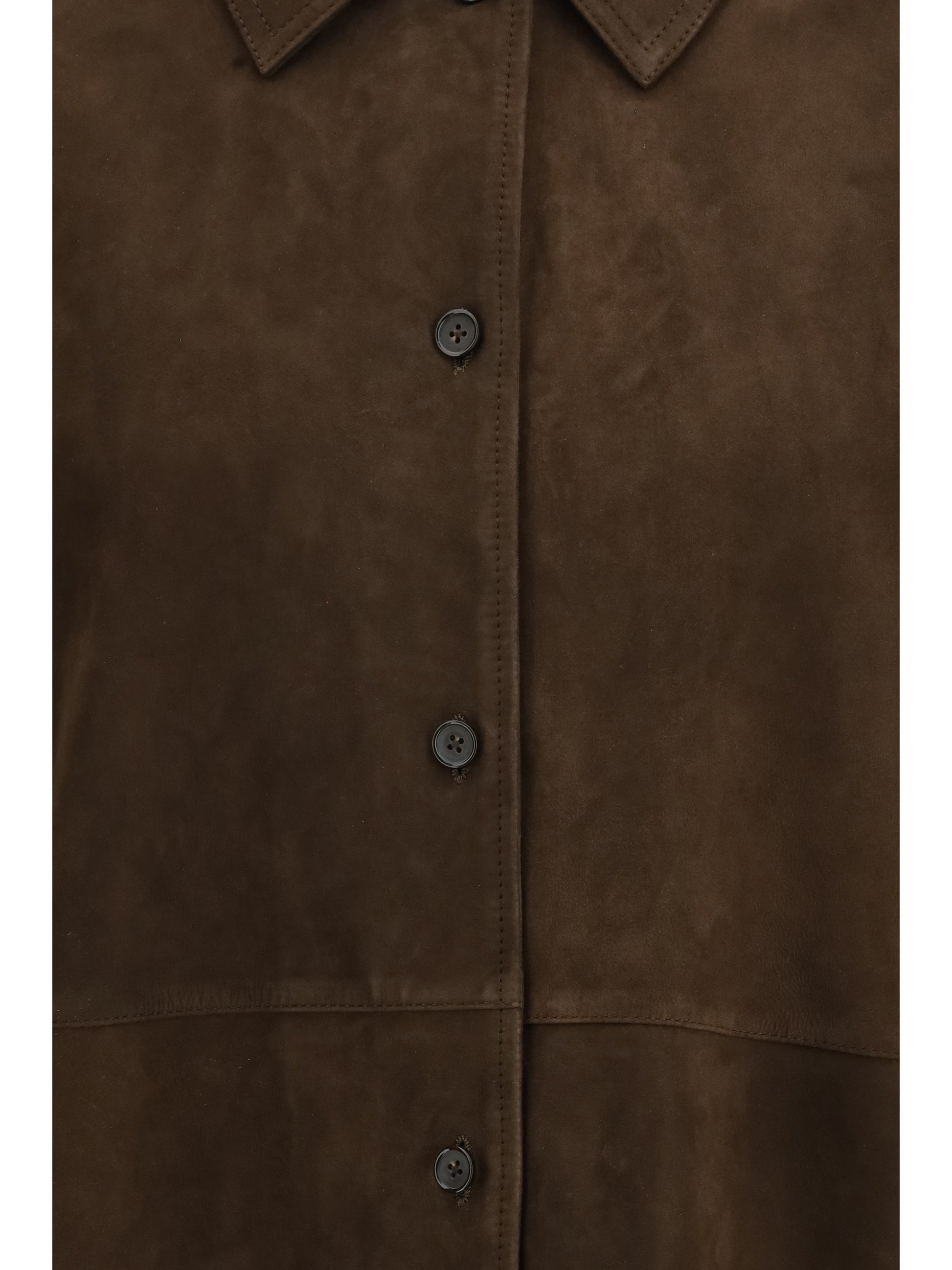Toteme Women Suede Shirt Jacket TOTEME